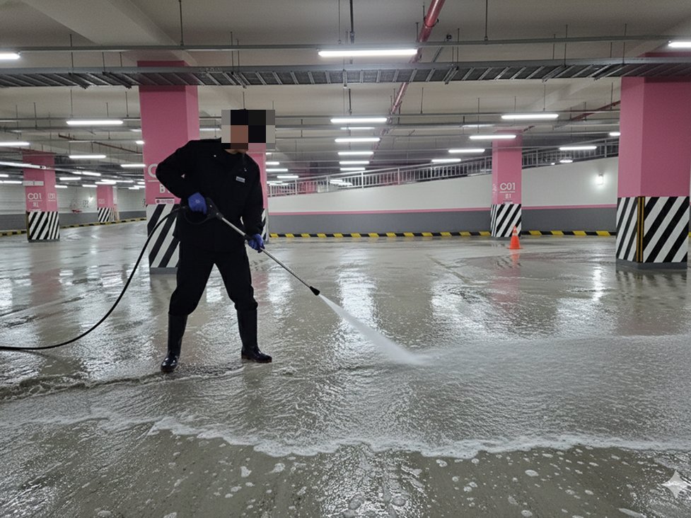 바닥 청소